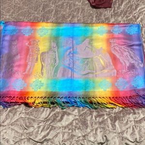 Hand made Peruvian scarf